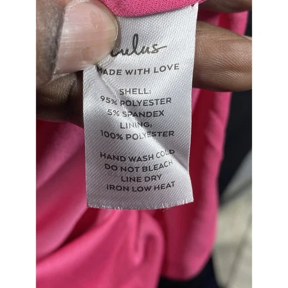 Lulus Social Sensation Hot Pink Square Neck Mini Bodycon Dress Women's Small - Picture 5 of 8